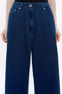 Cheap BIMBA Y LOLA Wide Leg - Vaquero Indigo Oscuro