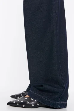 Best BIMBA Y LOLA Zapato Salon Tachas Piel Negro